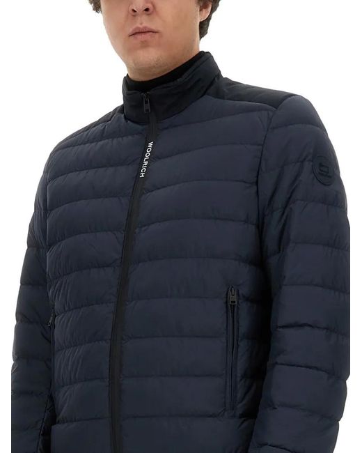 Woolrich Jacket With Logo in Blue für Herren