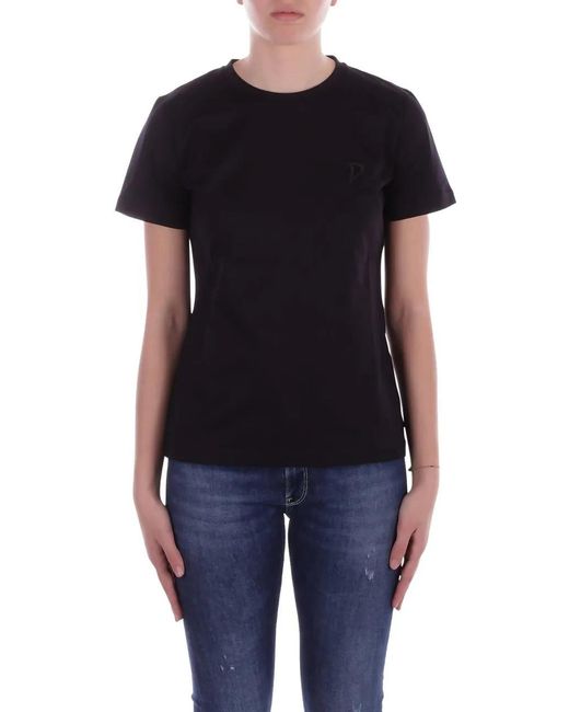 Dondup Black T-Shirts And Polos
