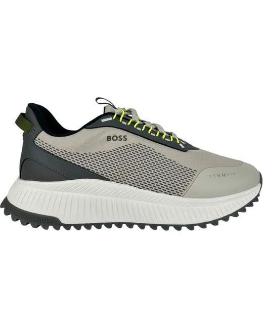 HUGO Low-Top Sneaker in Black für Herren
