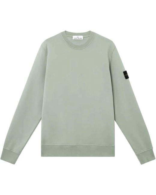 Stone Island Crew Neck Sweatshirt in Green für Herren