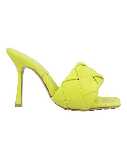 Bottega Veneta Yellow Slipper & Pantoletten