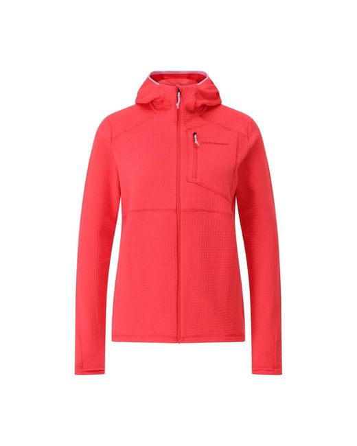Peak Performance Red Funktionsjacke Mit Fleece