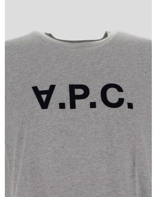 A.P.C. Apc T-Shirts And Polos in Gray für Herren