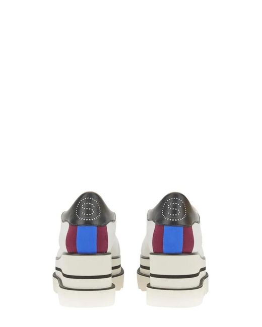Stella McCartney White Sneakers Con Zeppa "Elyse"