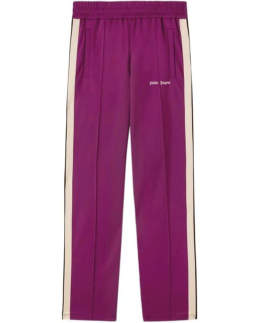 Palm Angels Red Logo Track Pants