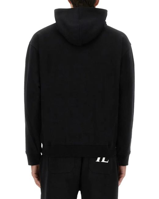 Helmut Lang Sweatshirt With Embossed Logo in Black für Herren