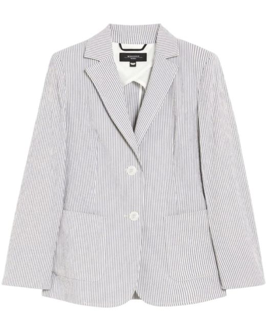 Max Mara Gray Jackets Ecrublue