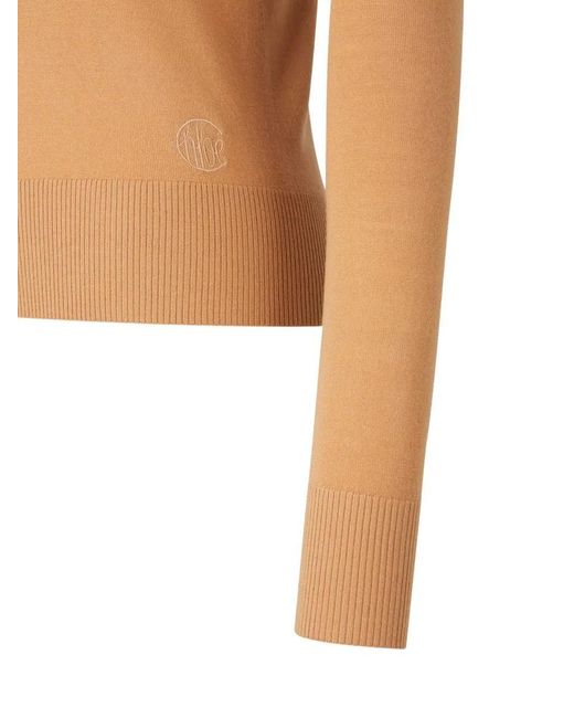 Chloé White Wool Knitted Sweater