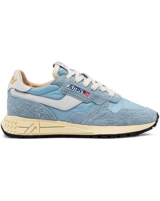 Autry Blue Low-Top Sneaker