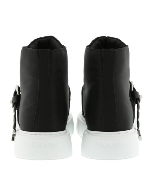 prada studded strap sneakers