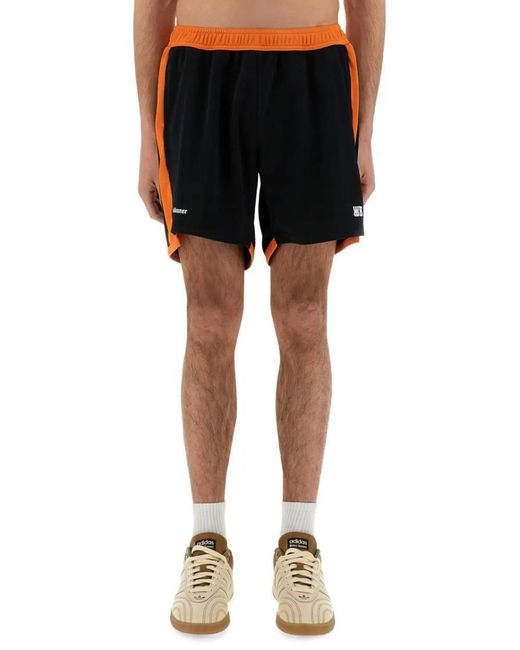 Wales Bonner Contrast Panel Jersey Shorts in Black für Herren