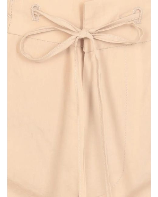 PT Torino Natural Relaxed-Fit Cotton Pants With Elastic Waist