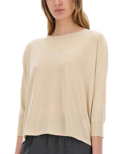 Aspesi Natural Regular Fit Knit Top