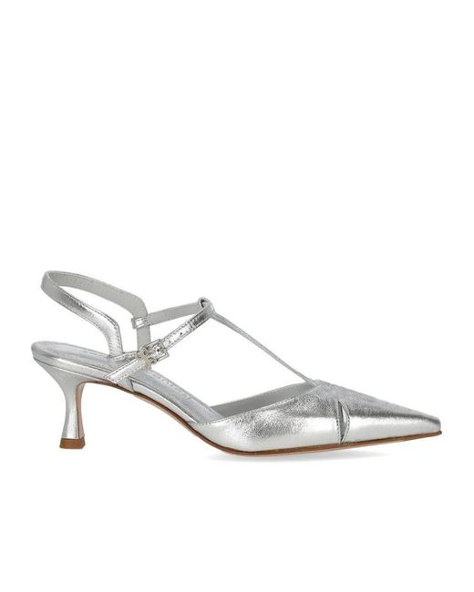 Sergio Levantesi White Hohe Schuhe