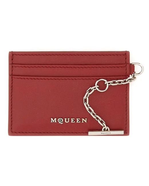 Alexander McQueen Portemonnees in het Red