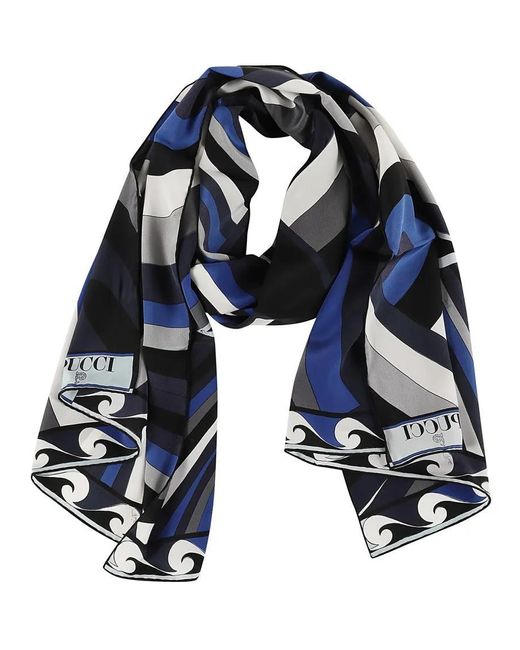 Emilio Pucci Sjaals & Halsdoeken in het Blue