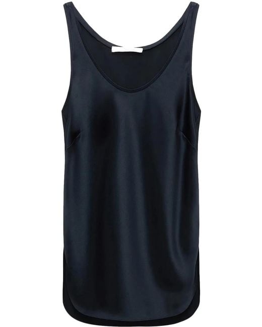 Dorothee Schumacher Black Top Sense Of Shine Satin