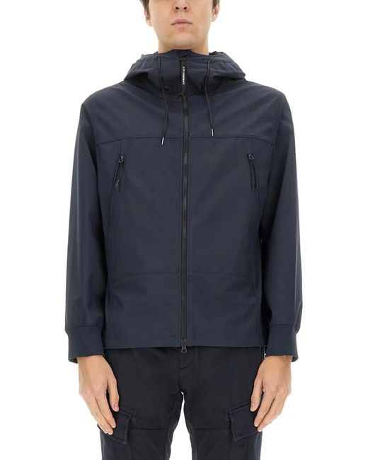 C P Company Zip-Up Outerwear Jacket in Blue für Herren