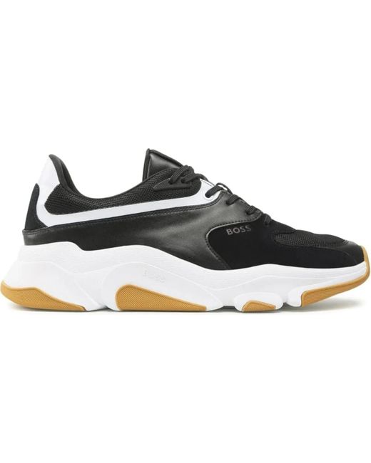 HUGO Low-Top Sneaker in Black für Herren