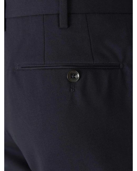 PT Torino Formal Wool Trousers in Black für Herren