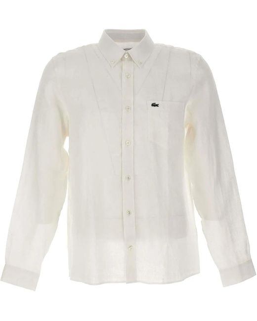Lacoste Shirts in White für Herren