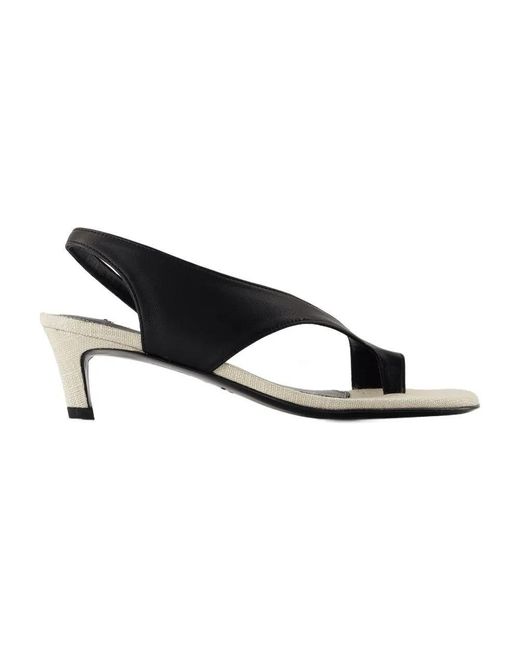 Totême  Black Sandalen