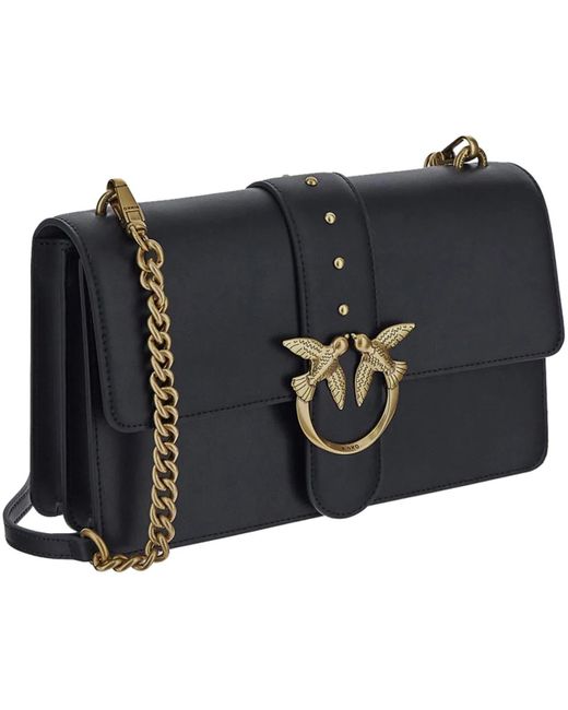 Pinko Black Hobo Bags