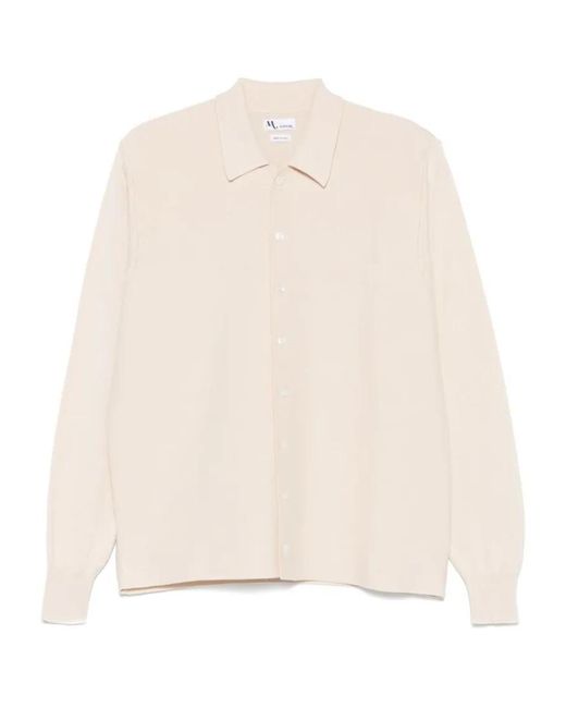 Doppiaa Light Knitted Long Sleeve Shirt in Natural für Herren