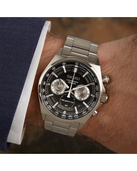 Seiko Uhren in Metallic für Herren