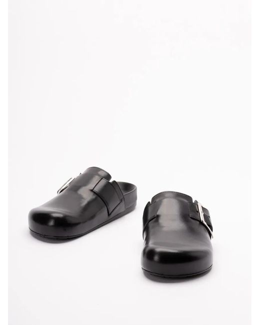 Loewe White Slipper & Pantoletten