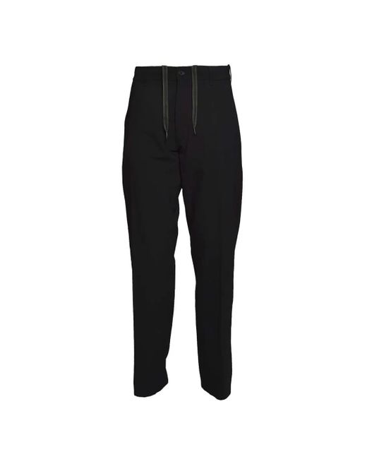 Aspesi Flannel Functional Chino Pants in Black für Herren