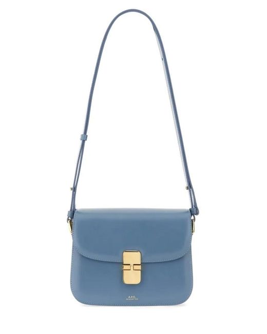 A.P.C. Blue Hobo Bags