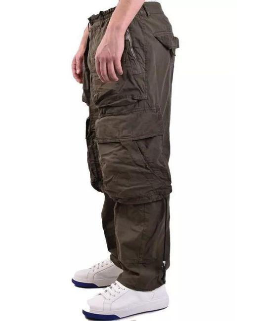 DSquared² Cotton Blend Cargo Pants in Green für Herren