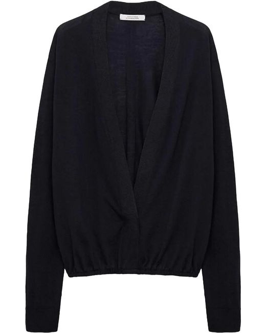 Dorothee Schumacher Black Merino Wool Jersey