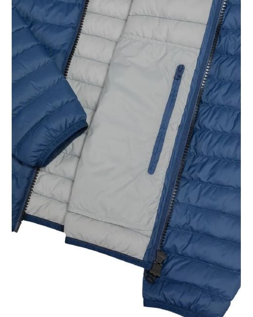 Colmar Lightweight Down Jacket With Fixed Hood And Water in Blue für Herren