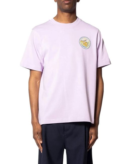 Casablanca The Four Elements Printed T-Shirt in White für Herren