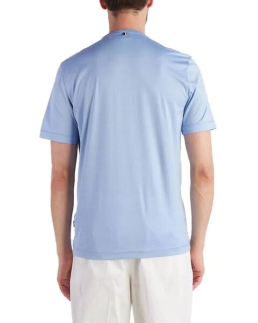 Boss T-Shirts And Polos Open in Blue für Herren