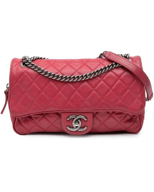 Chanel Red Hobo Bags