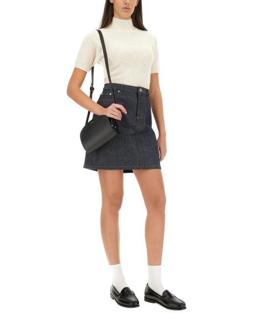 A.P.C. White Hobo Bags