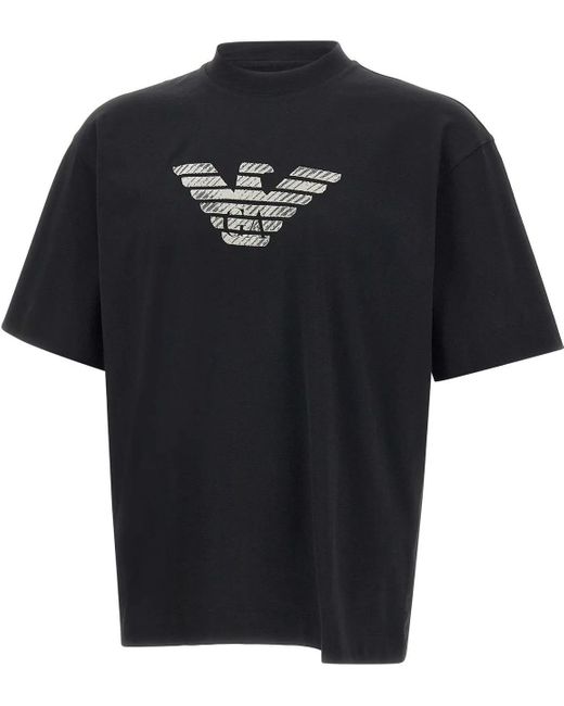 Emporio Armani T-Shirts And Polos in Black für Herren