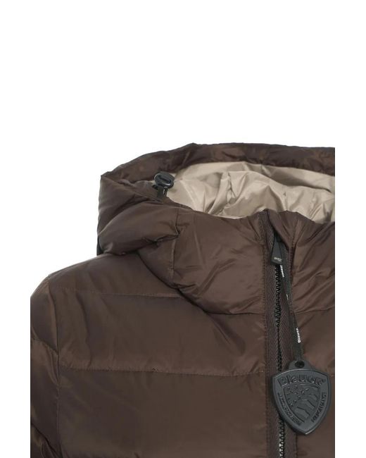 Blauer Brown Quilted Puffer 'Agnes'