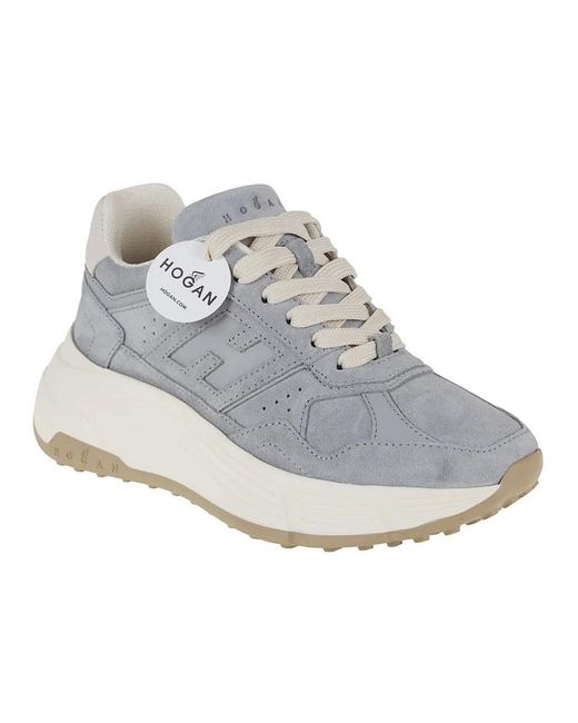 Hogan Gray Low-Top Sneaker