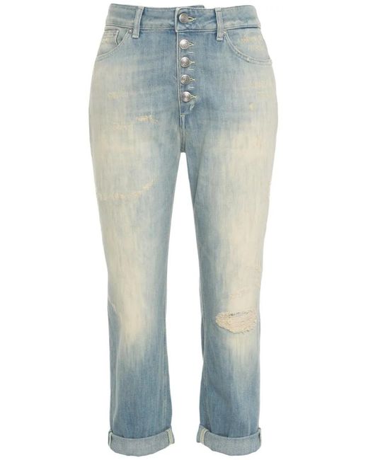 Dondup Blue Loose Fit Jeans 'Koons'