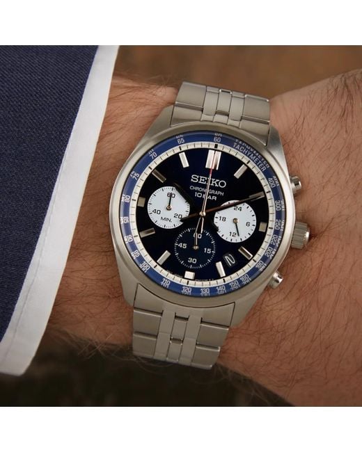 Seiko Uhren in Metallic für Herren