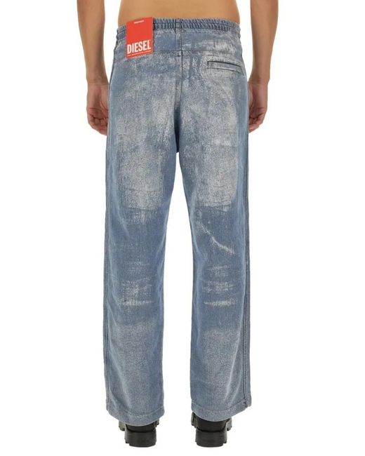 DIESEL "D-Martia-Fsd" Relaxed Fit Jeans in Blue für Herren