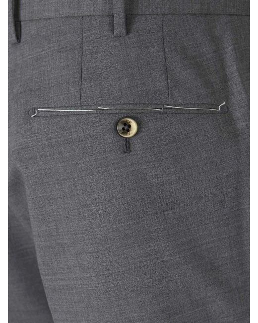 PT Torino Formal Wool Trousers in Black für Herren