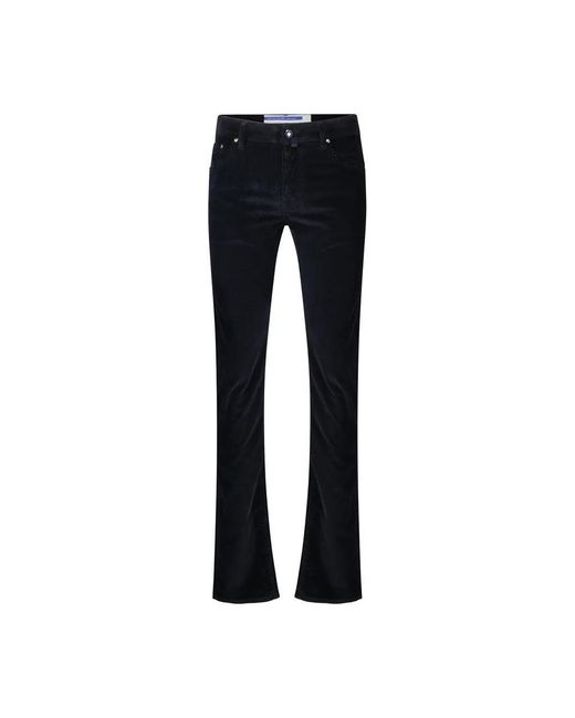 Jacob Cohen Slim Fit Cordhose Bard in Blue für Herren