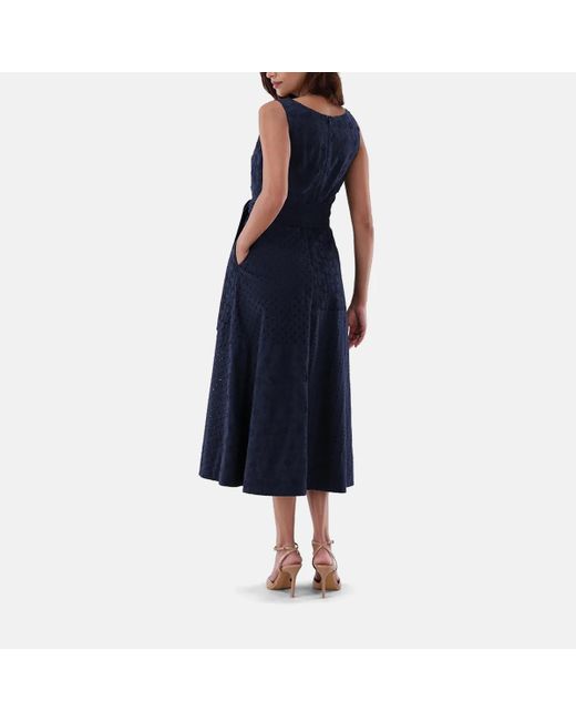 Van Laack Blue Kleid Modern Fit Uni