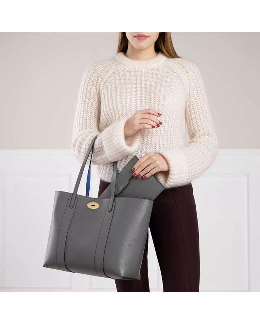 Mulberry Gray Shopper