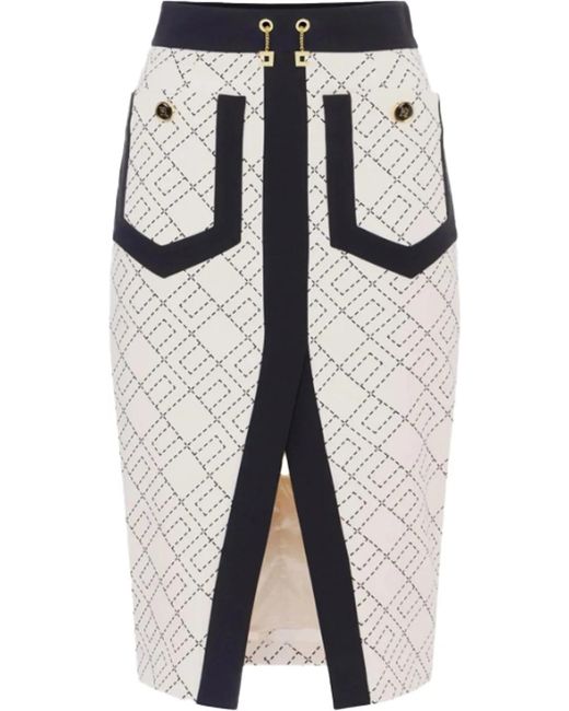 Elisabetta Franchi Black Skirts Lattenero